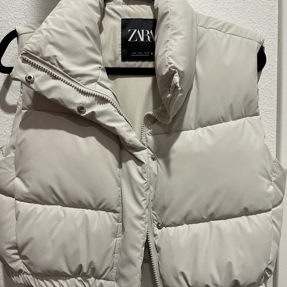 Zara Crop Puffet Vest